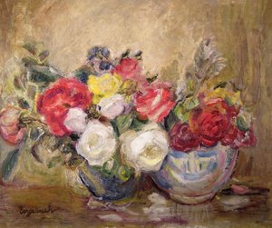 Rosen in zwei Schalen