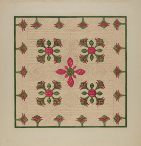 Applikationsquilt von Florence Hastings