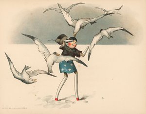 Illustration für The Golliwoggs Polar Adventures von Florence K. Upton