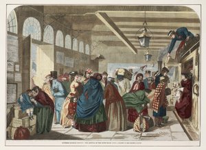 Bahnhof Hastings - Die Ankunft des Zuges von Florence after Claxton