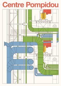 Centre Pompidou, 2023 von Florent Bodart