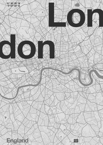 London Minimal Karte