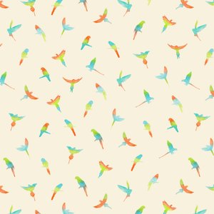 Papageien - Muster von Florent Bodart
