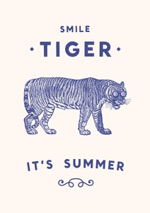 Lächelnder Tiger