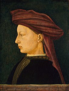 Profilporträt eines jungen Mannes von Florentine 15th Century