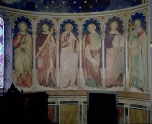 Sechs Apostel, um 1390