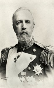 Porträt von Oscar II, König von Schweden und Norwegen