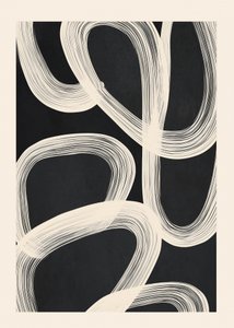 Fließende abstrakte Linien von Flow Line