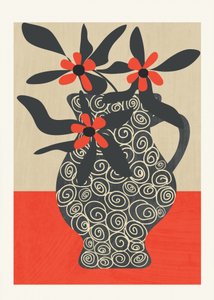 Lebendige Blumenvase von Flow Line