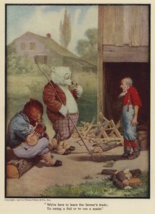 Wir sind hier, um das Handwerk des Bauern zu lernen; eine Dreschflegel zu schwingen oder eine Schaufel zu benutzen. von Floyd V. Campbell