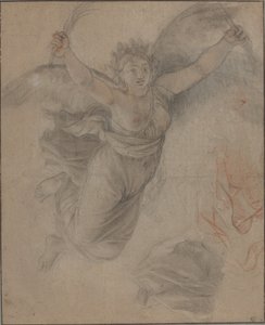 Eine allegorische Frauenfigur von Follower of Charles Le Brun