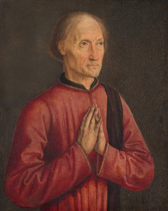 Porträt eines Stifters von Follower of Dirck Bouts