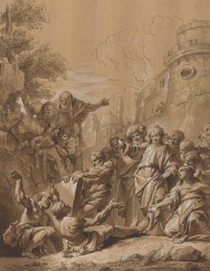 Die Auferweckung des Lazarus von Follower of Francesco Fontebasso