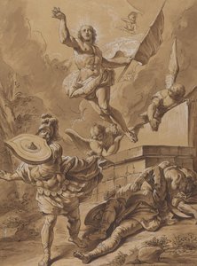 Die Auferstehung von Follower of Francesco Fontebasso