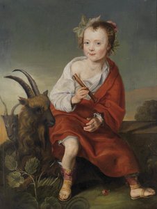 Kind mit Flöte und Ziegen von Follower of Jacob Gerritsz. Cuyp