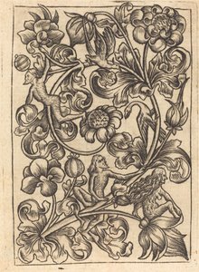 Ornament mit wilden Leuten