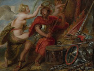 Die Apotheose des Helden, 1630-1640 von Follower of Peter Paul Rubens.