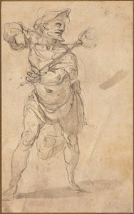 Ein Peiniger mit Zangen von Follower of Taddeo Zuccaro