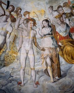 Merkur, Bote der Götter und Psyche, Janus rechts