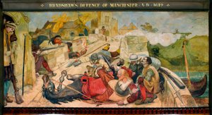 Bradshaws Verteidigung von Manchester AD 1642 von Ford Madox Brown