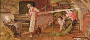 Crabtree beobachtet den Transit der Venus im Jahr 1639 von Ford Madox Brown