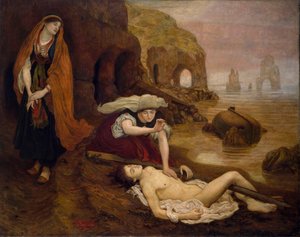 Die Auffindung von Don Juan durch Haidee von Ford Madox Brown