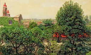 Hampstead - Eine Skizze aus der Natur von Ford Madox Brown