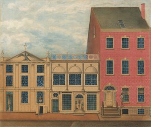 Das Geschäft und Lagerhaus von Duncan Phyfe, 168-172 Fulton Street, New York City, ca. 1816