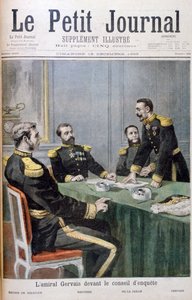 Admiral Gervais vor dem Untersuchungsausschuss, 1895
