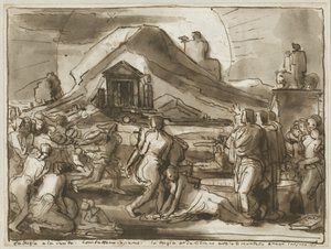 Eine Allegorie von Wahrheit und Falschheit (verso)