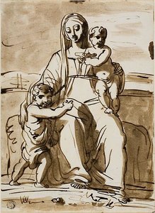 Madonna mit Kind und Heiligem Johannes
