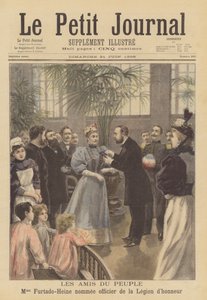 Die französische Philanthropin Cecile Furtado-Heine wird mit der Ehrenlegion ausgezeichnet von Fortune Louis Meaulle