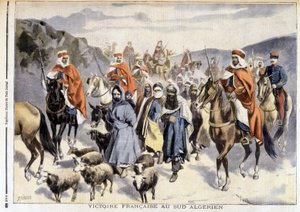 Französischer Sieg in Süd-Algerien - in „Le Petit Journal“ vom 28.03.1897 von Fortune Louis Meaulle