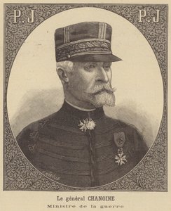 General Chanoine, französischer Kriegsminister von Fortune Louis Meaulle