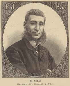 Jules Godin, französischer Minister für öffentliche Arbeiten von Fortune Louis Meaulle