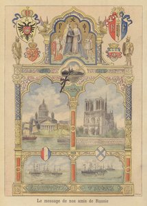 Botschaft des guten Willens von der Stadt St. Petersburg nach Frankreich
