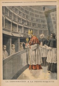 Religiöse Konfirmation im Gefängnis von La Petite Roquette, aus Le Petit Journal