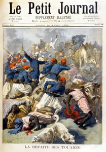 Die Niederlage der Tuareg - in „Le Petite Journal“ vom 30.04.1894