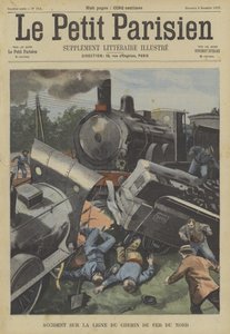 Zugunglück auf der Chemin du Fer du Nord, Frankreich von Fortune Louis Meaulle