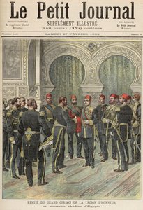 Rückkehr des Grand Cordon der Ehrenlegion zum neuen Khedive von Ägypten, aus 