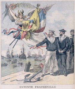 Die französisch-russische Entente, Illustration aus 