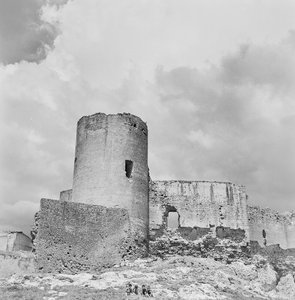 Schloss von Palma di Montechiaro, nahe Marina di Palma von Fosco Maraini