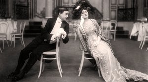 Lily Elsie und Joseph Coyne in Die lustige Witwe, 1907 von Foulsham and Banfield