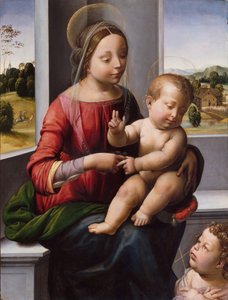 Madonna und Kind mit dem jungen Johannes dem Täufer, ca. 1497