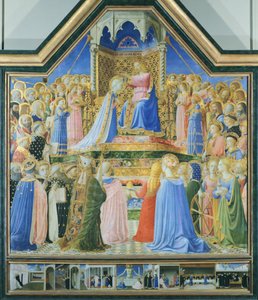 Krönung der Jungfrau von Fra (c.1387 1455) Angelico