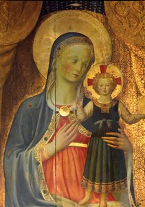 Heilige Maria und Kind von Fra (c.1387-1455) Angelico
