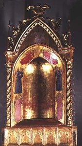 Tabernakel mit Christus und den Engeln