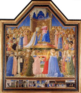 Krönung der Jungfrau Maria, ca. 1430-32 von Fra  Angelico