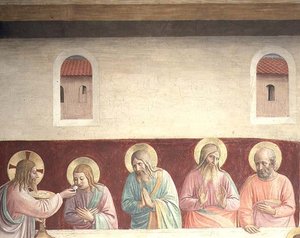 Detail aus Das letzte Abendmahl von Fra  Angelico