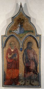 Tür des Tabernakels der Heiligen Dreifaltigkeit (Santa Trinita) (Malerei auf Holz)